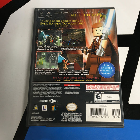 Nintendo GameCube Lego Star Wars The Video Game R18413