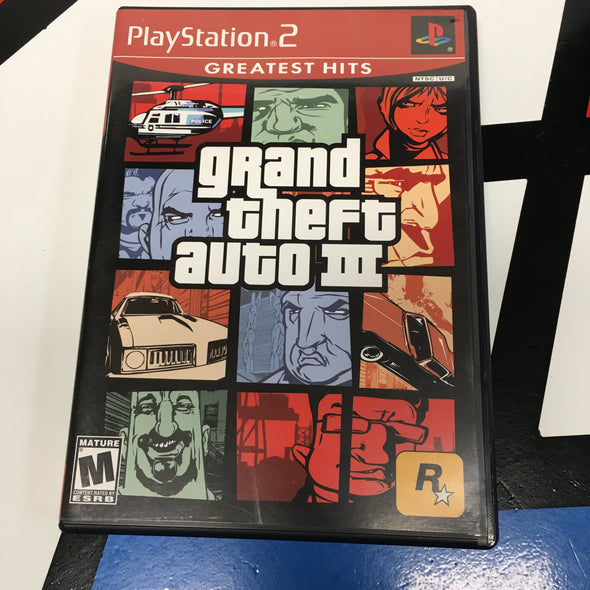 PlayStation PS2 Grand Theft Auto 3 III Greatest Hits R2631