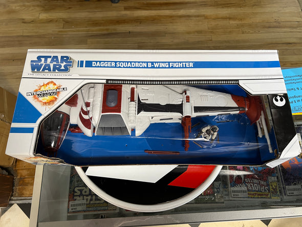 Hasbro Toys R Us Exclusive Star Wars Legacy Dagger Squadron B-Wing Fighter R 8672