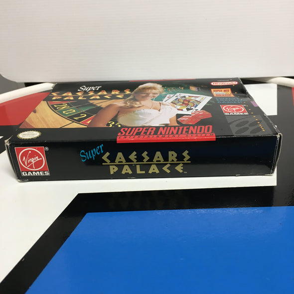 Nintendo SNES CIB Super Caesars Palace Super Nintendo Entertainment System Complete In Box R4617