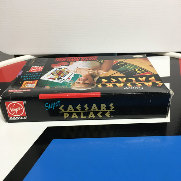 Nintendo SNES CIB Super Caesars Palace Super Nintendo Entertainment System Complete In Box R4617