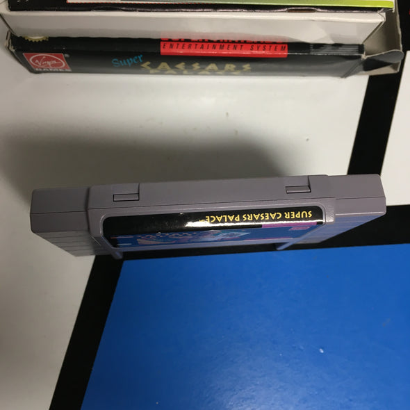 Nintendo SNES CIB Super Caesars Palace Super Nintendo Entertainment System Complete In Box R4617