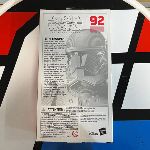 Hasbro Star Wars Black First Edition 92 Sith Trooper R 13016