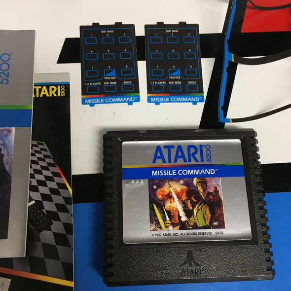 Atari 5200 CIB Missile Command Complete In Box R17463