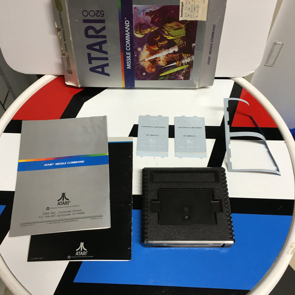 Atari 5200 CIB Missile Command Complete In Box R17463