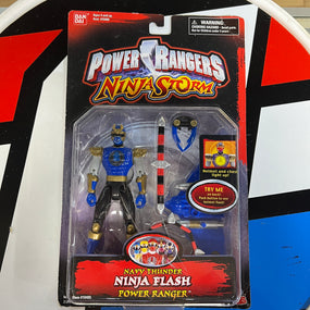Power Rangers 2003 Bandai Ninja Storm Navy Thunder Ninja Flash R 8057