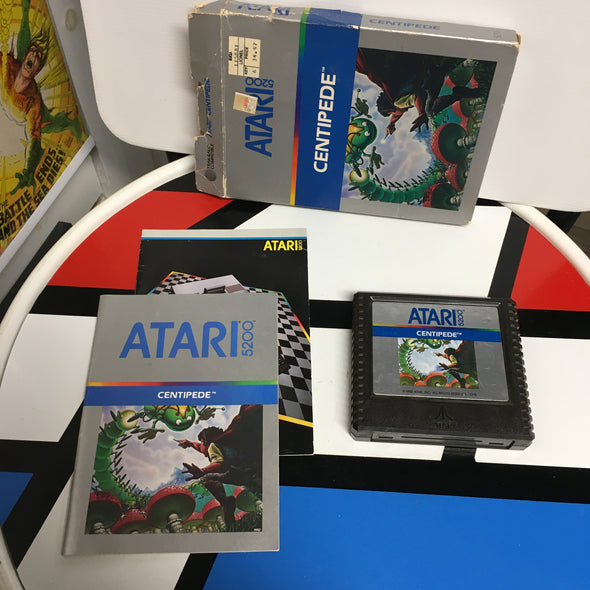 Atari 5200 In Box Centipede With Manual No Overlays R17462