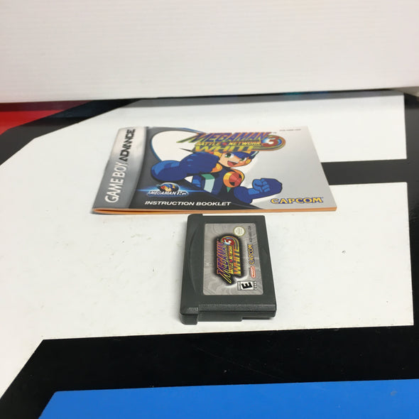 Nintendo Gameboy Advanced Megaman Battle Network 3 White Handheld Video Game Cartridge R18426