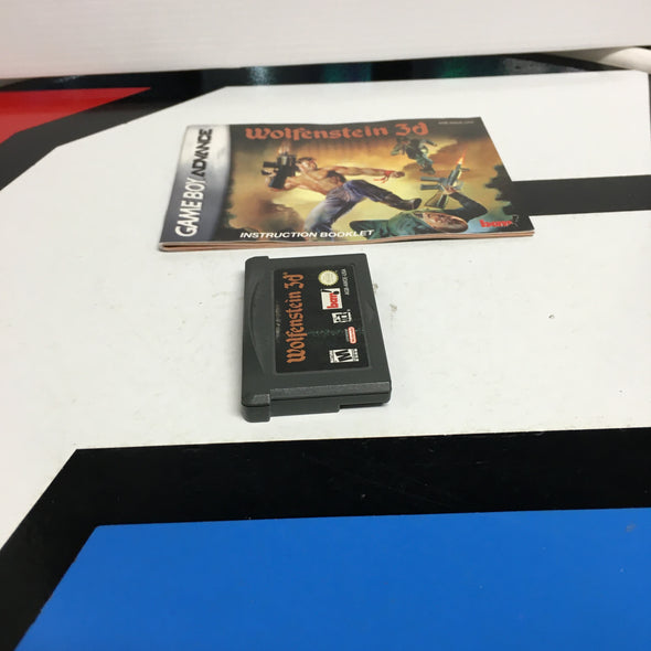 Nintendo Gameboy Advanced Wolfenstein 3d Handheld Video Game Cartridge R18427