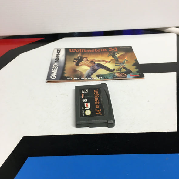 Nintendo Gameboy Advanced Wolfenstein 3d Handheld Video Game Cartridge R18427