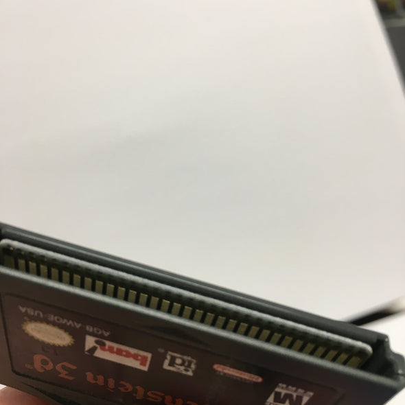 Nintendo Gameboy Advanced Wolfenstein 3d Handheld Video Game Cartridge R18427