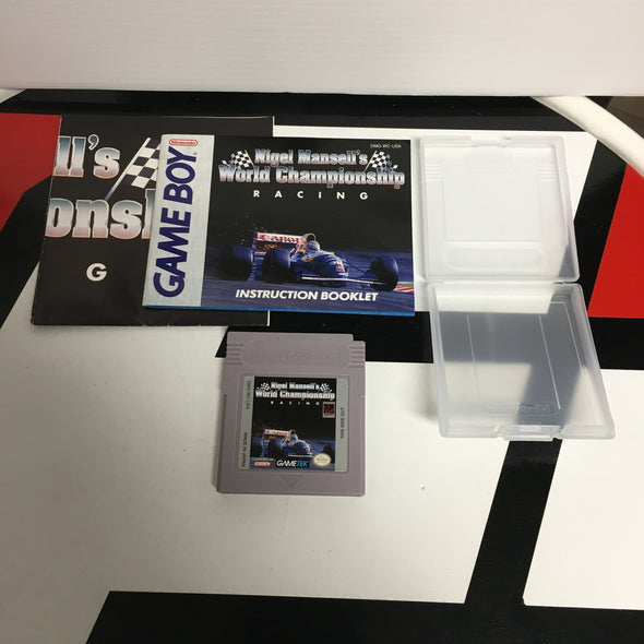 Nintendo Gameboy Nigel Mansell World Championship Racing Handheld Video Game Cartridge R18668