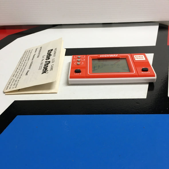 LCD & LED Video Games Highway Square Version Radio Shack Handheld Electronic Game R18669