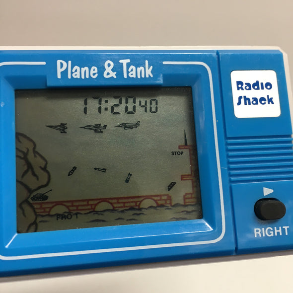 LCD & LED Video Games Plane & Tank Square Version Radio Shack Handheld Electronic Game R18670