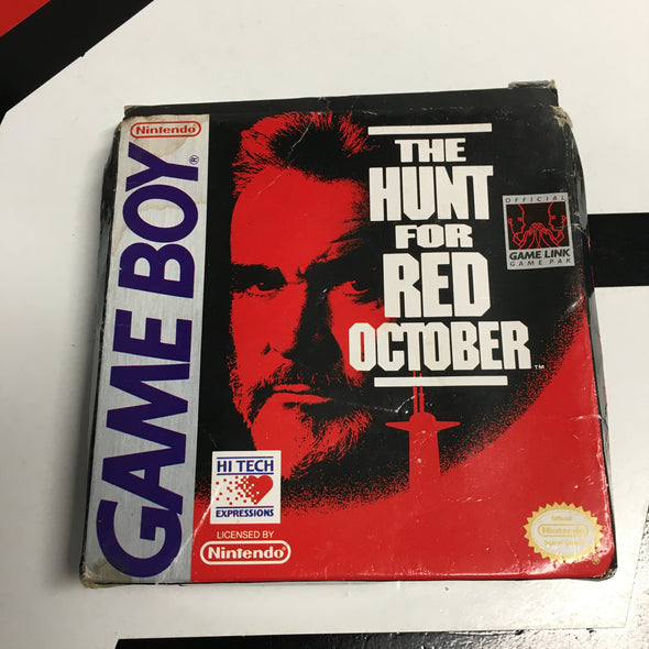 Nintendo Gameboy CIB Hunt For Red October Complete In Box Handheld Video Game Cartridge R18689