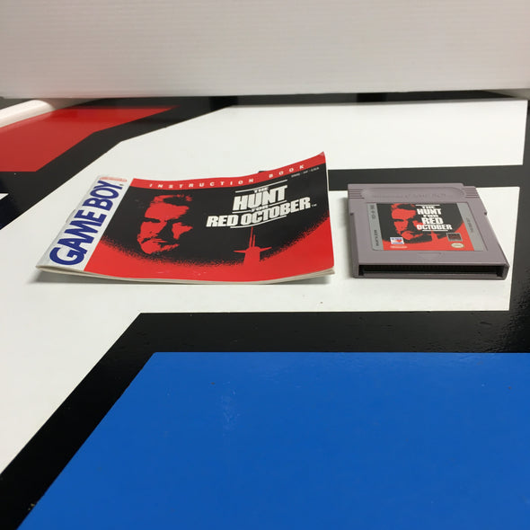 Nintendo Gameboy CIB Hunt For Red October Complete In Box Handheld Video Game Cartridge R18689