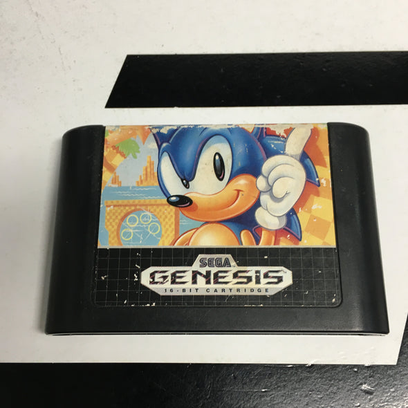 Sega Genesis Sonic The Hedgehog Retail Edition Console Game Cartridge R18663