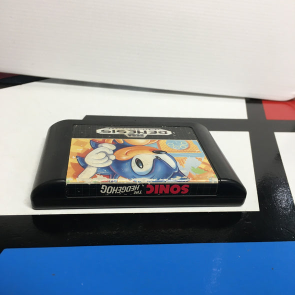 Sega Genesis Sonic The Hedgehog Retail Edition Console Game Cartridge R18663