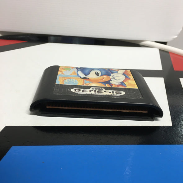 Sega Genesis Sonic The Hedgehog Retail Edition Console Game Cartridge R18663
