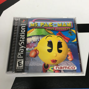 PlayStation PS1 Ms. Pac-Man Maze Madness Console Game Disc R18695