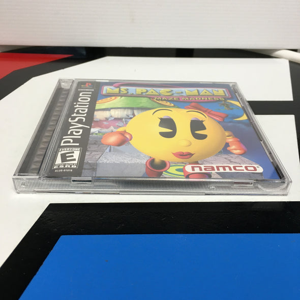 PlayStation PS1 Ms. Pac-Man Maze Madness Console Game Disc R18695