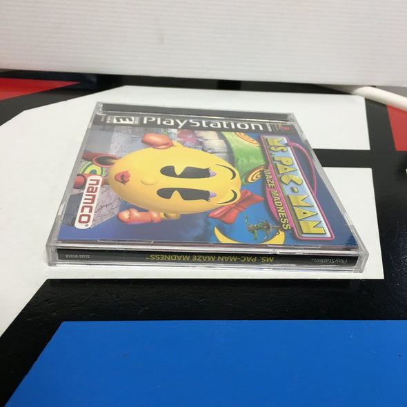 PlayStation PS1 Ms. Pac-Man Maze Madness Console Game Disc R18695