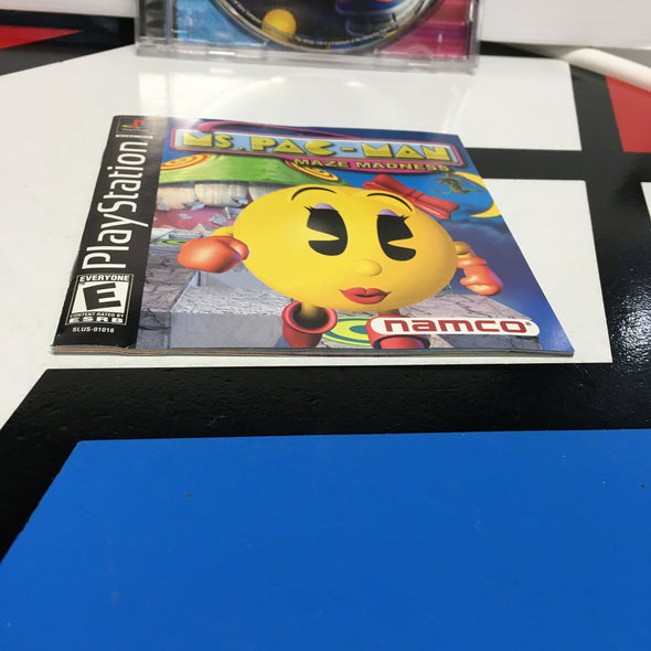 PlayStation PS1 Ms. Pac-Man Maze Madness Console Game Disc R18695