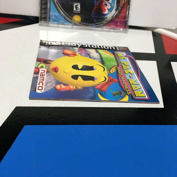 PlayStation PS1 Ms. Pac-Man Maze Madness Console Game Disc R18695