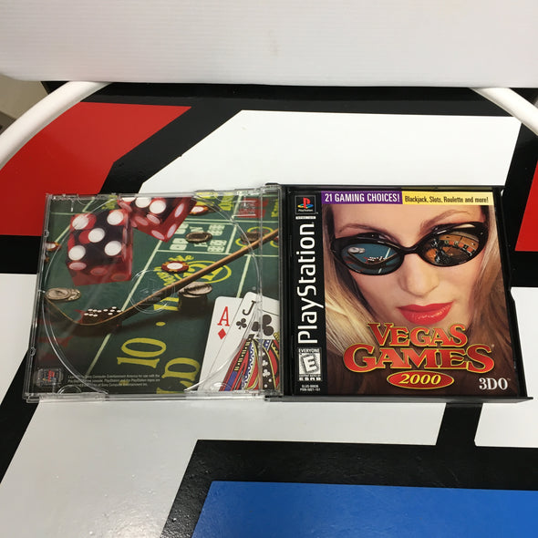 PlayStation PS1 Vegas Games 2000 Console Game Disc R18696