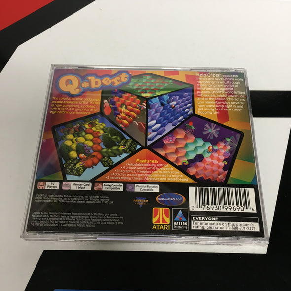 PlayStation PS1 Q*bert Console Game Disc R18697