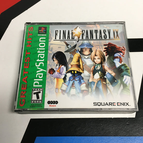 PlayStation PS1 Final Fantasy IX 9 Greatest Hits Console Game Discs R10646