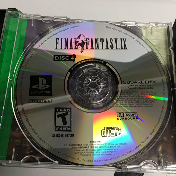 PlayStation PS1 Final Fantasy IX 9 Greatest Hits Console Game Discs R10646
