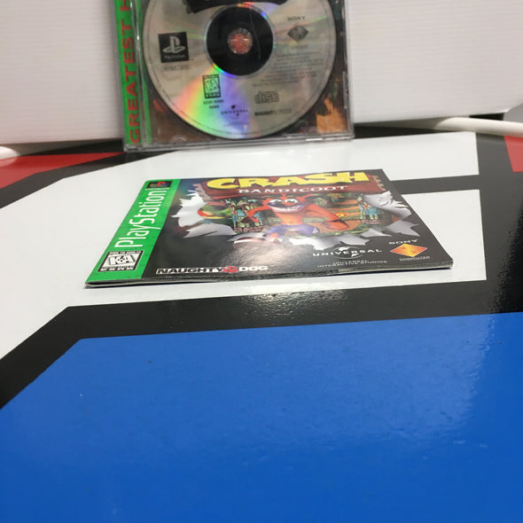 Playstation PS1 PSX Crash Bandicoot Greatest Hits Video Game Console Game Disc R1214