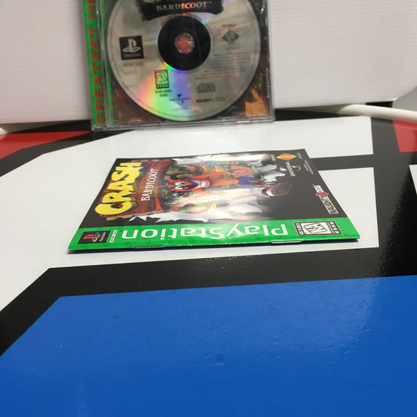 Playstation PS1 PSX Crash Bandicoot Greatest Hits Video Game Console Game Disc R1214