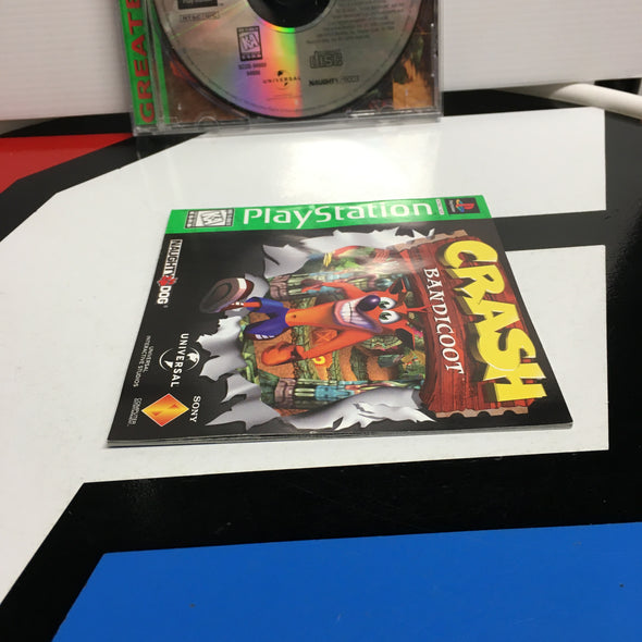 Playstation PS1 PSX Crash Bandicoot Greatest Hits Video Game Console Game Disc R1214
