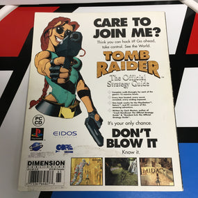 PlayStation PS1 Tomb Raider The Official Strategy Guide PC CD Sega Saturn Book R18709