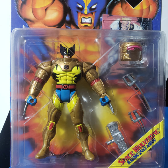 Marvel ToyBiz Uncanny X-Men 8th Edition Space Wolverine Mutant Action Figure Long Card