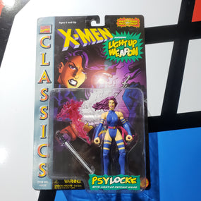 Marvel ToyBiz X-Men Psylocke Light Up Weapon Mutant Action Figure
