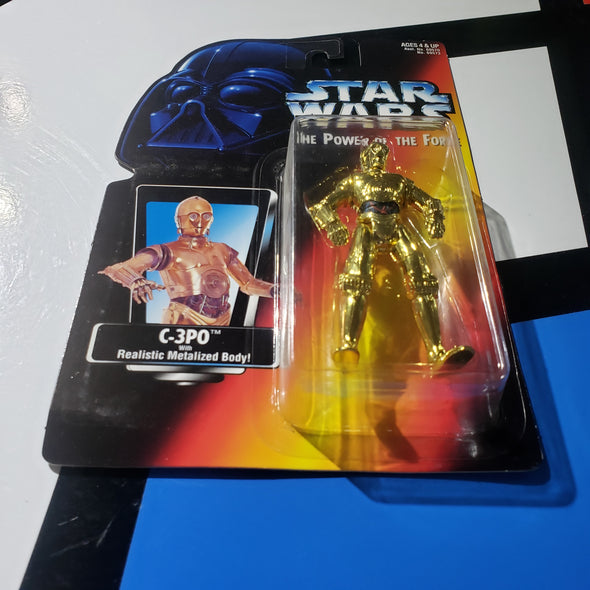 Kenner Star Wars Power of the Force Red Card C-3PO POTF Action Figure