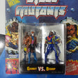 Marvel ToyBiz X-Men Steel Mutants Gambit vs. Bishop Die Cast Action Figure Set