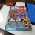 Marvel ToyBiz X-Men New Mutants Red Magik Flame & Shooting Lockheed Dragon Action Figure