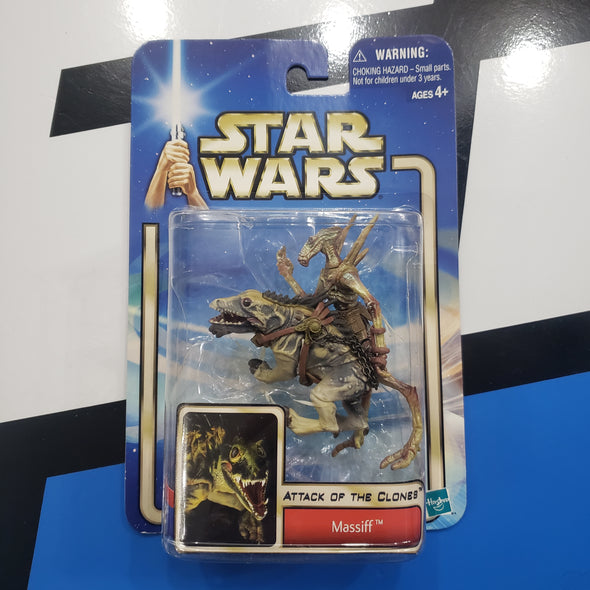 Hasbro Star Wars Saga AOTC Massiff with Handler Action Figure