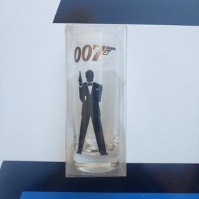 James Bond 007 Shot Glass Timothy Dalton Silhouette
