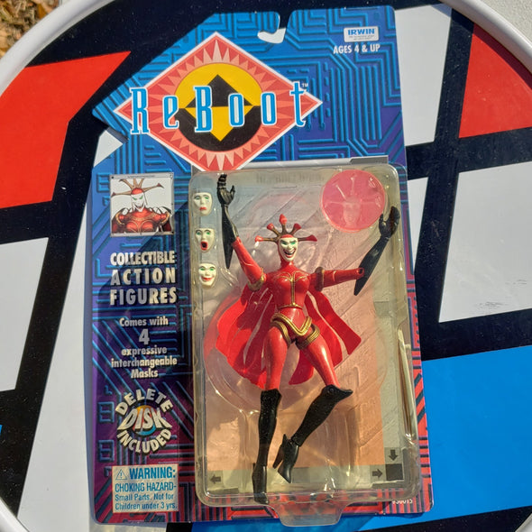 Reboot Hexadecimal Collectible Action Figure with 4 Masks & Delete Disk