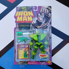 Marvel ToyBiz Iron Man Titanium Man Retractable Blade Action Figure