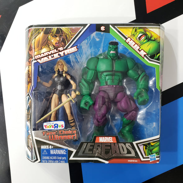 Marvel Legends Fan's Choice Valkyrie & Hulk Toys R Us Exclusive Action Figure Set R 12344