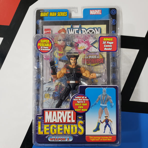 Marvel Legends Giant Man BAF Weapon X Walmart Exclusive Variant Wolverine Action Figure R 12669