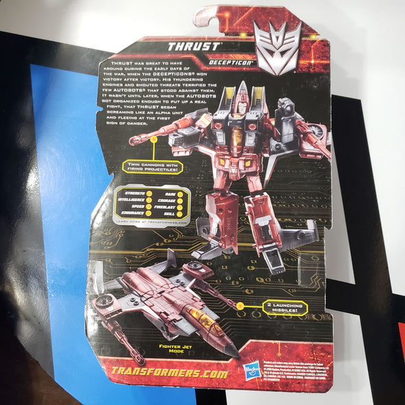 Transformers Generations Thrust Decepticon Deluxe Class R 1303