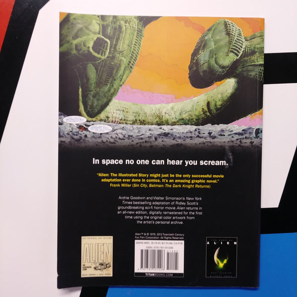 Alien: The Illustrated Story Paperback Graphic Novel Titan Books TPB