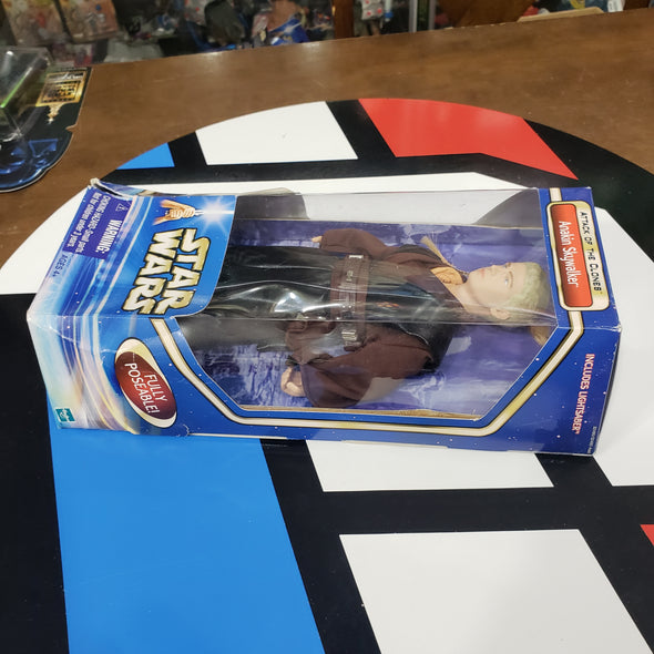 Star Wars Saga 12" Anakin Skywalker Action Figure Attack of the Clones Hasbro